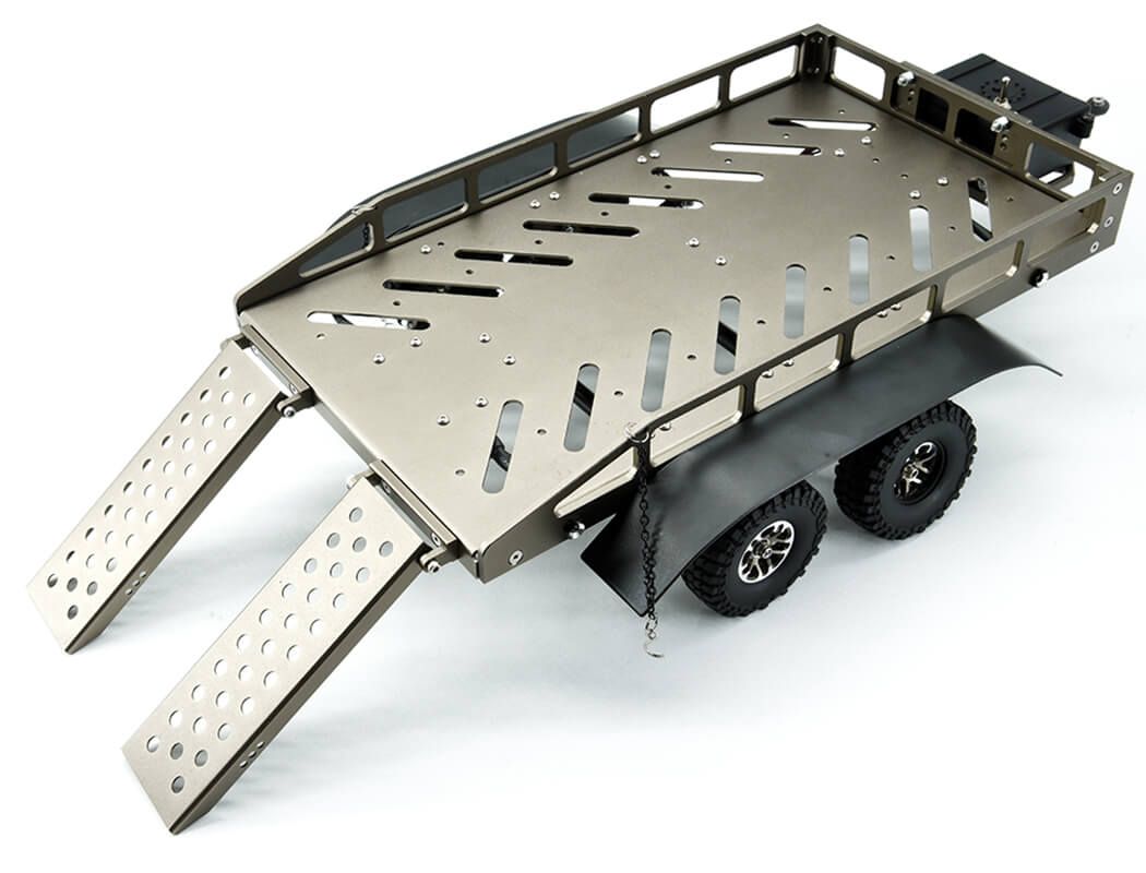 Fastrax Dual-Axle Trailer W/Ramps & LEDS