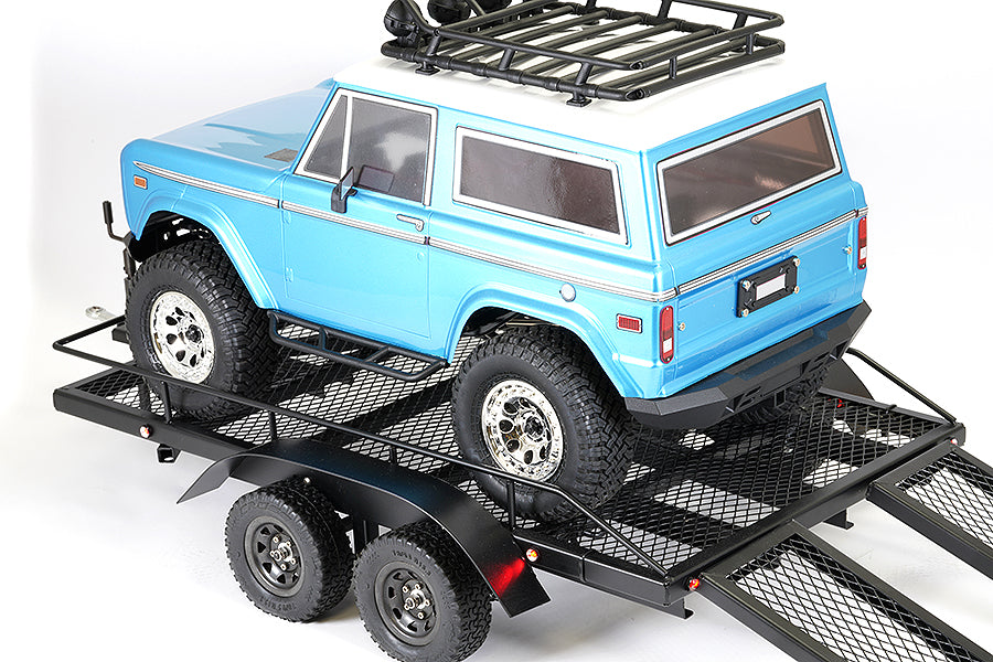 Scale Dual Axle Trailer W/Ramps/Lights