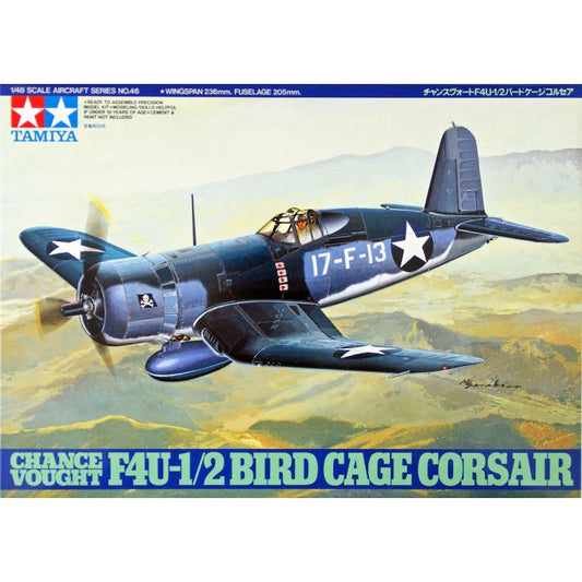 Tamiya C.V.F4U-1/2 Bird Cage Corsair 1:48 Scale Kit