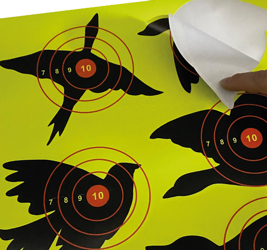 Milbro Reactive Adhesive Bird Targets 12" (25)