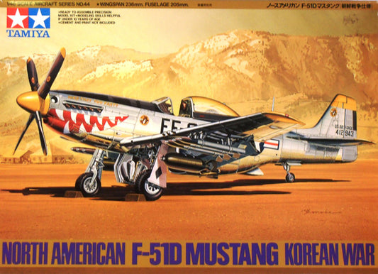 Tamiya N.A f-51D Mustang Korean 1:48 Scale Kit