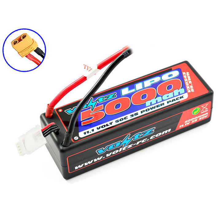 Voltz 5000mah Hard Case 11.1v 50c XT90