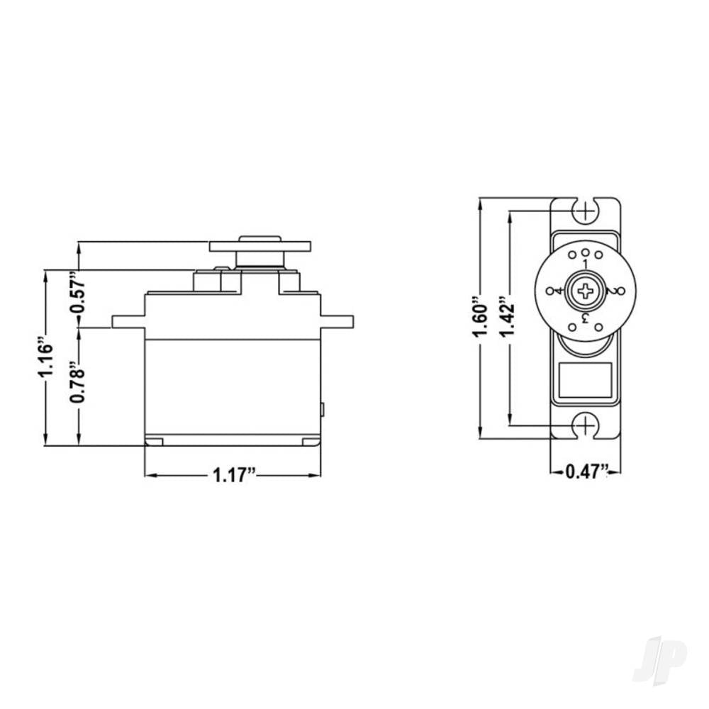 Hitec HS82MG Micro Servo With Metal Gears