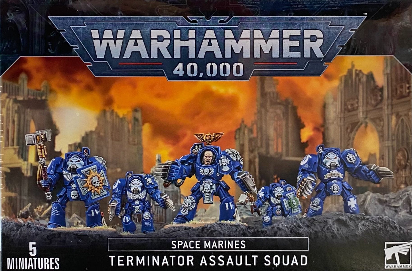 Space Marines Terminator Assault Squad 48-34