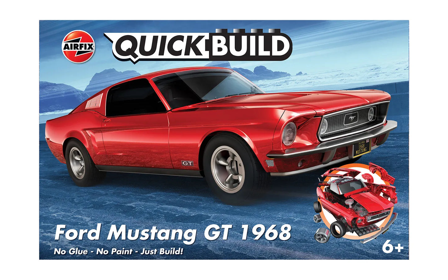 QUICKBUILD Ford Mustang GT 1968