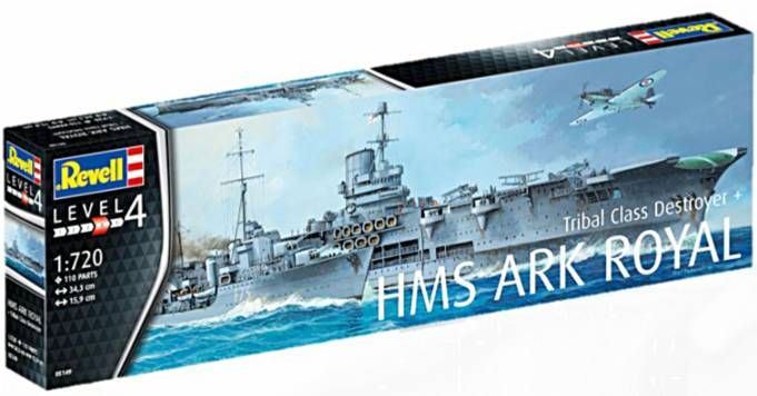 Revell HMS Ark Royal & Tribal Class Destroyer 1:720