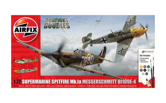 Dogfight Double Spitfire Mk.1a / Messerschmitt Bf109E-4 Gift set - 1:72