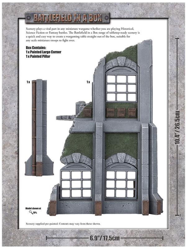 Gothic Industrial Large Corner (x1) 30mm