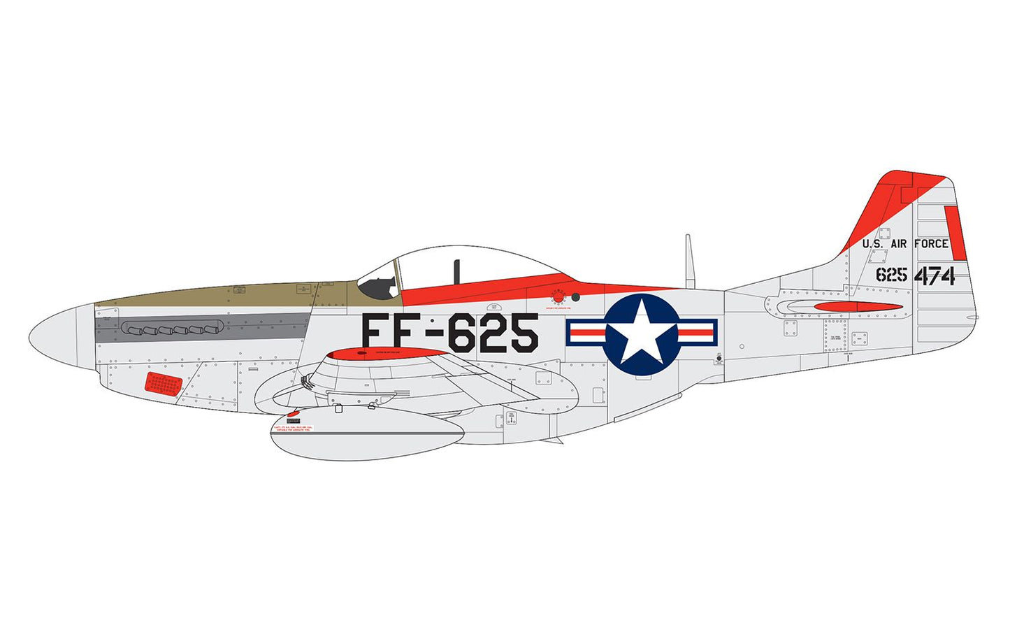 Airfix North American F51D Mustang 1:48