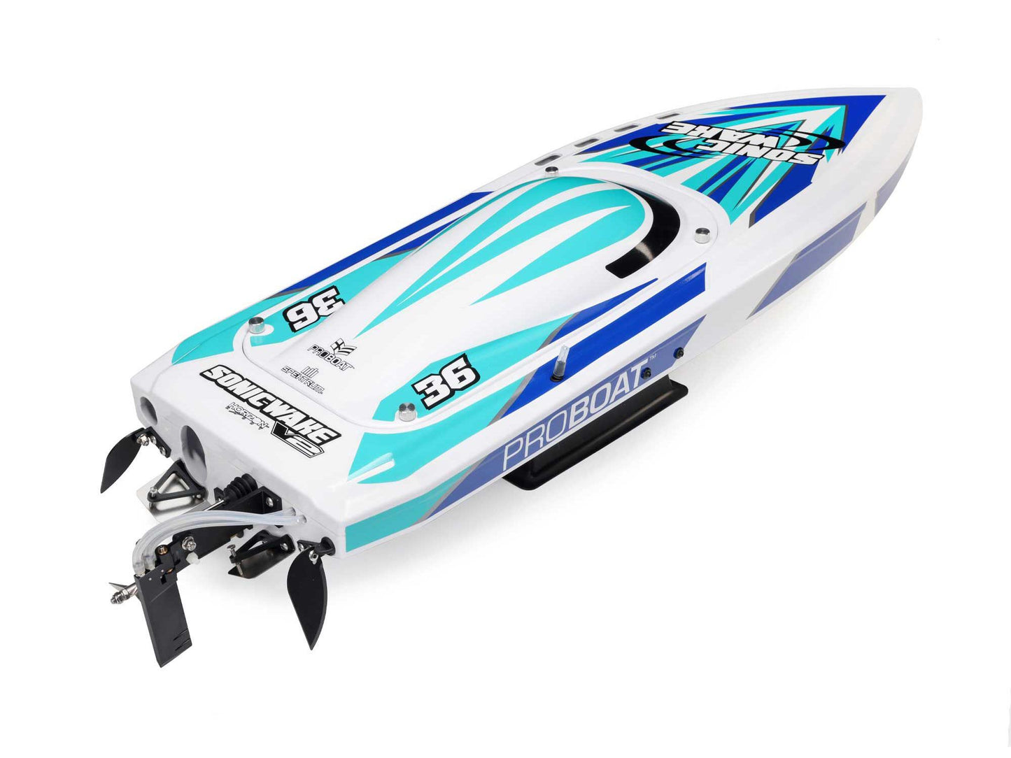 Sonicwake 36" Self-Righting Brushless Deep-V RTR, White