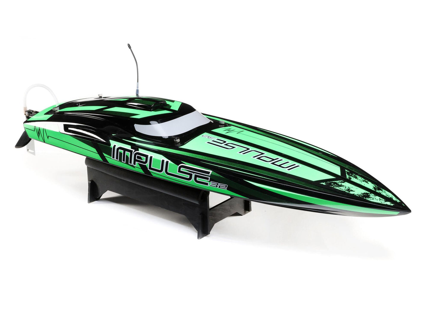 Impulse 32 Brushless Deep-V RTR w/Smart, Black/Green