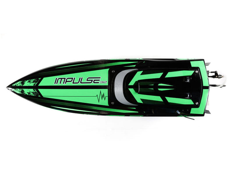 Impulse 32 Brushless Deep-V RTR w/Smart, Black/Green