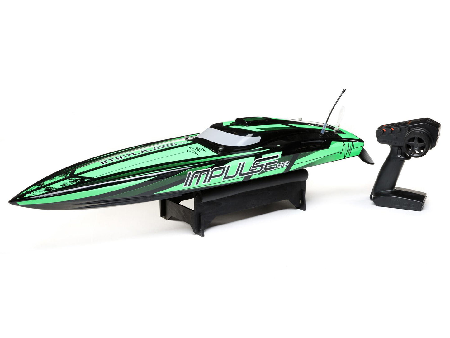 Impulse 32 Brushless Deep-V RTR w/Smart, Black/Green