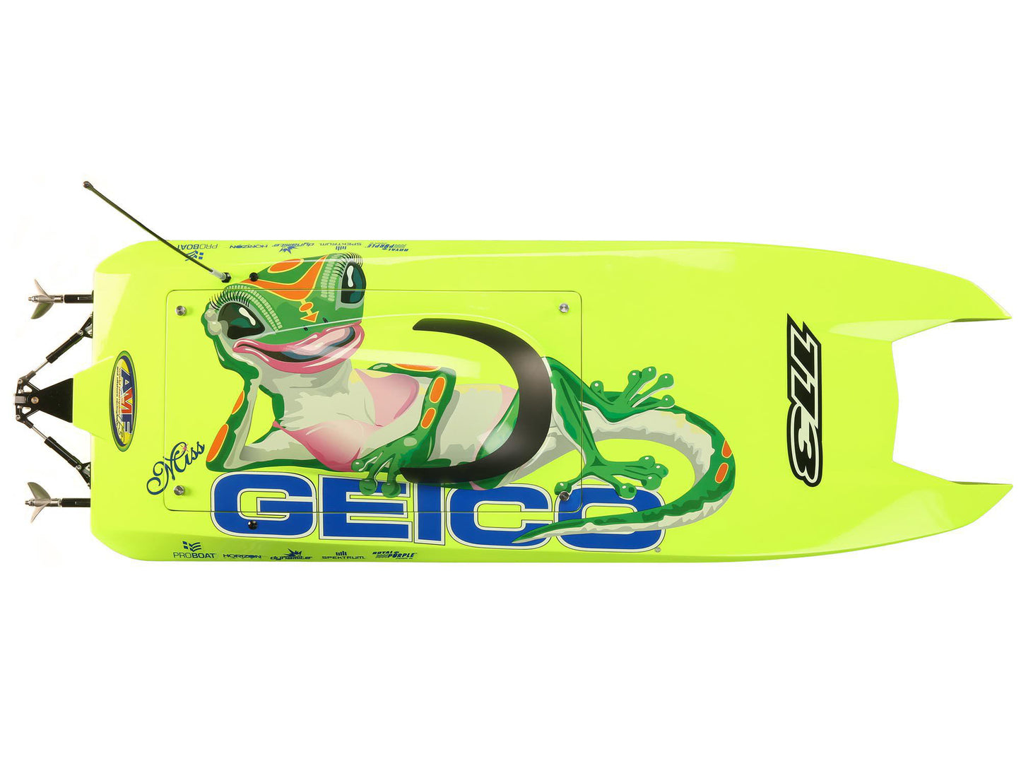 Miss Geico Zelos 36 Twin Brushless Catamaran RTR