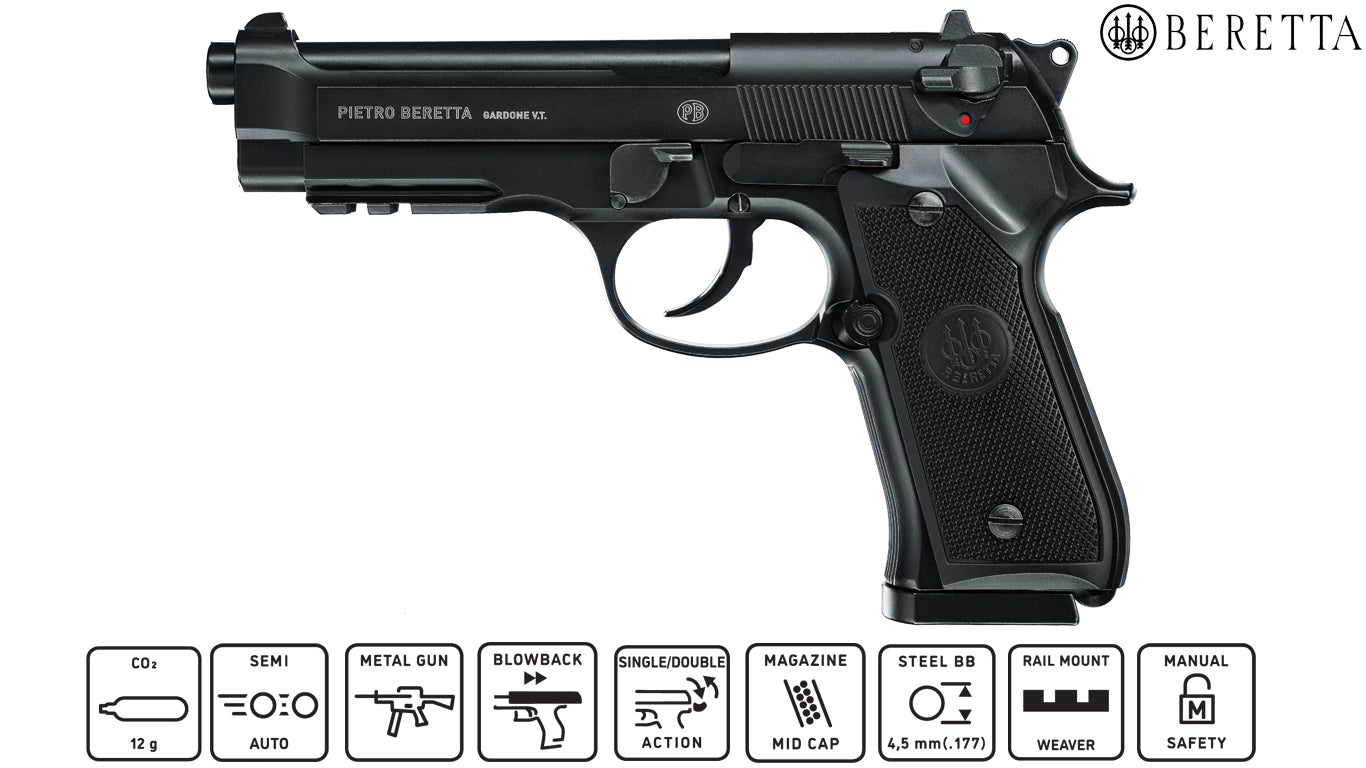 Beretta M92 A1 Co2 Pistol 4.5mm BB – Sundon Model Shop