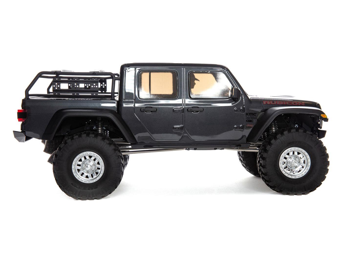 SCX10 III Jeep JT Gladiator 4WD RTR With Portals Grey