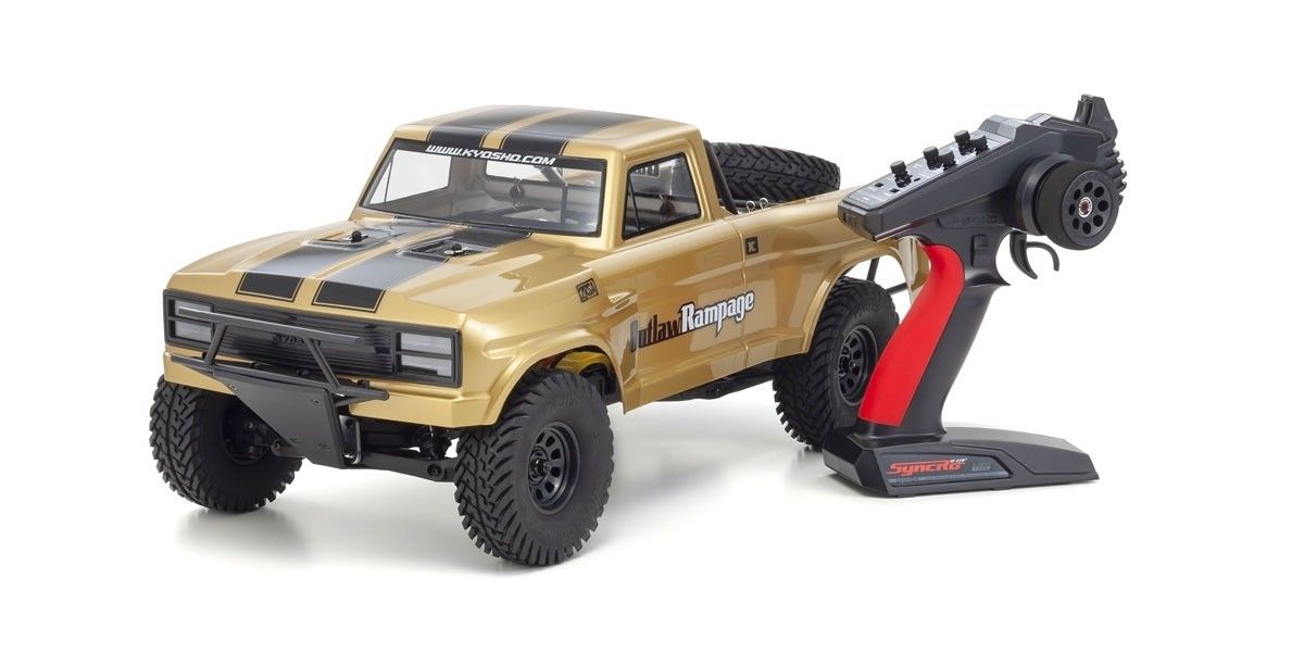 Outlaw Rampage Pro 1:10 RC EP Readyset - T2 Gold