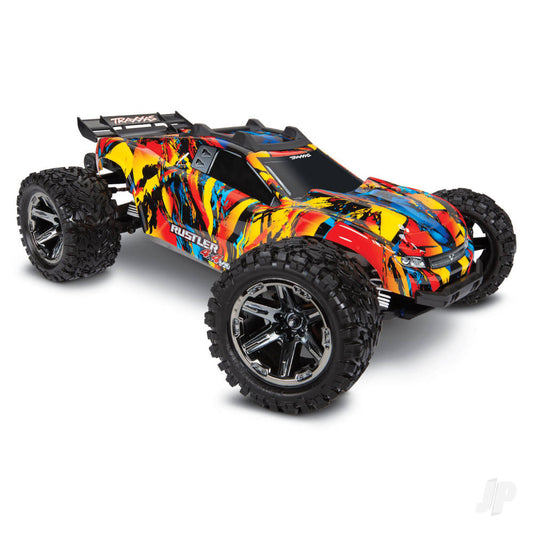 Rustler 4x4 VXL 1:10 Brushless Stadium Truck - Solarflare