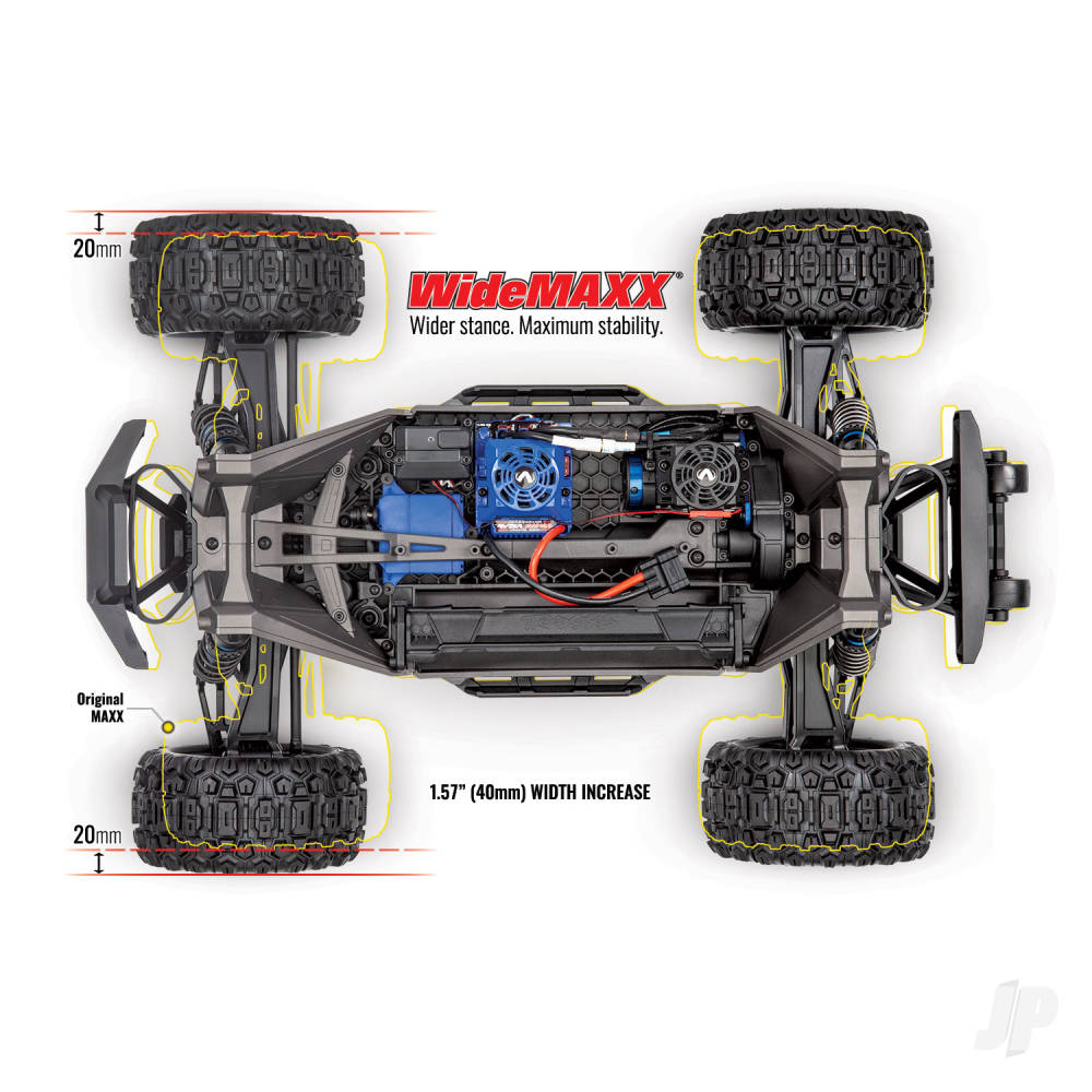 WideMaxx Maxx 4x4 Brushless Electric Monster Truck Rock n Roll