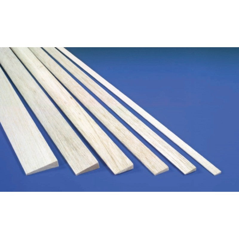 3mm x 9mm x 915mm Balsa Trailing Edge