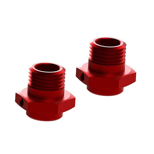 Wheel Hex Alumn 17mm/16.5mm Red