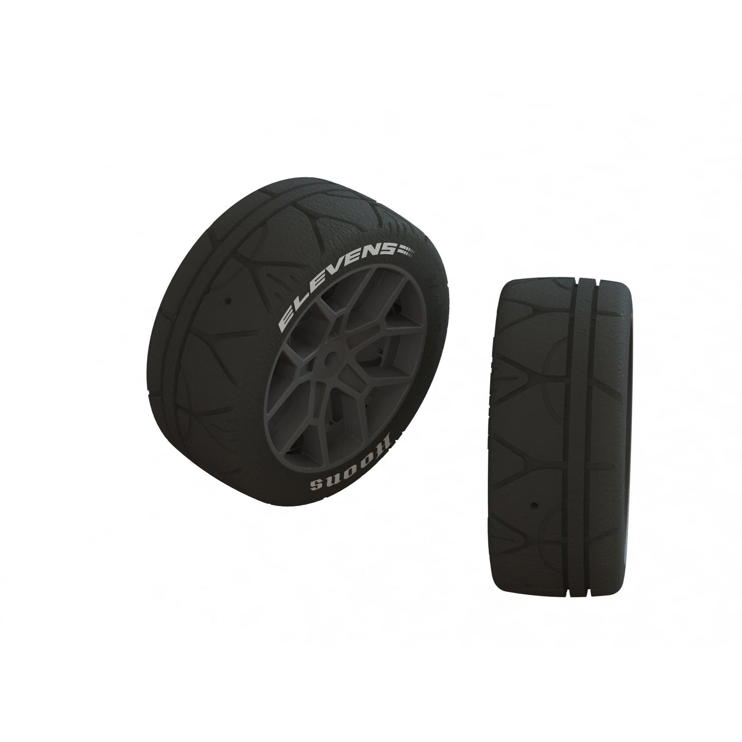 dBoots ELEVENS 35/085 2.4 White Tire Set (2)