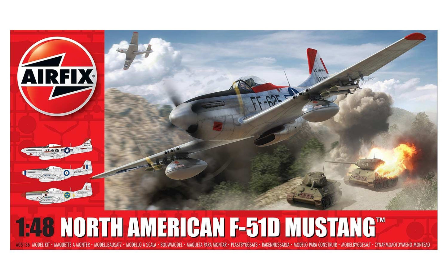 Airfix North American F51D Mustang 1:48