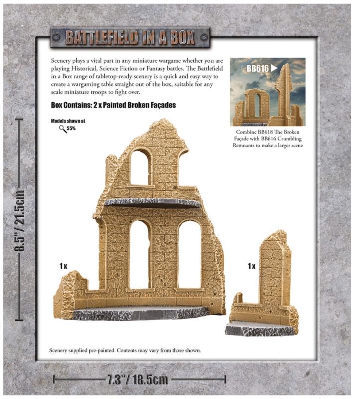 Gothic Battlefields Broken Facade Sandstone