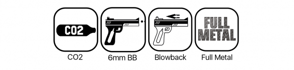 KWC Mini Sub Machine Gun 6mm Co2 Pistol