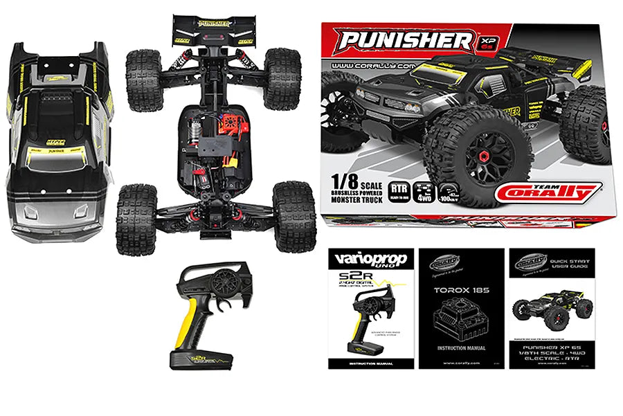 CORALLY PUNISHER XP 6S MONSTER TRUCK 1/8 lWB BRUSHLESS RTR