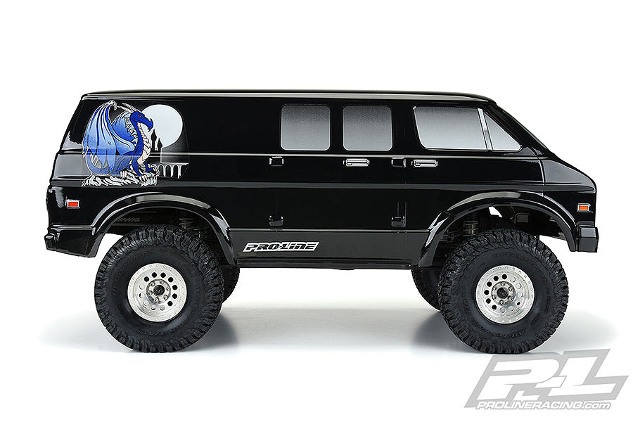 Pro-line '70s Rock Van Tough Colour Black Body for 313mm Crawler