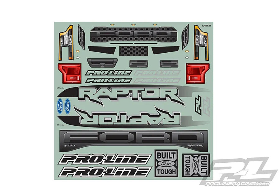 Pro-line 2017 Ford F150 Raptor Tough Black Body X-Maxx