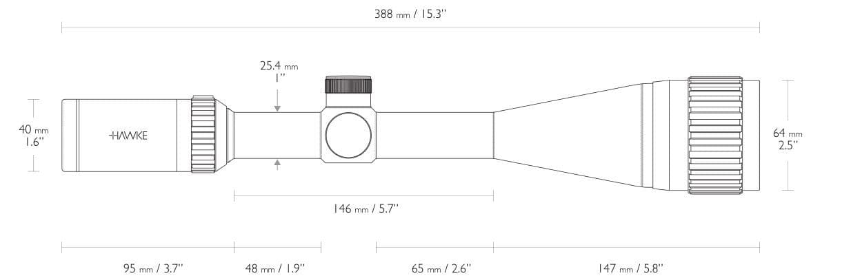 Fast Mount IR 4-16x50 AO IR (Mil Dot)