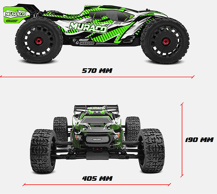 CORALLY MURACO XP 6S MONSTER TRUCK 1/8 LWB BRUSHLESS RTR