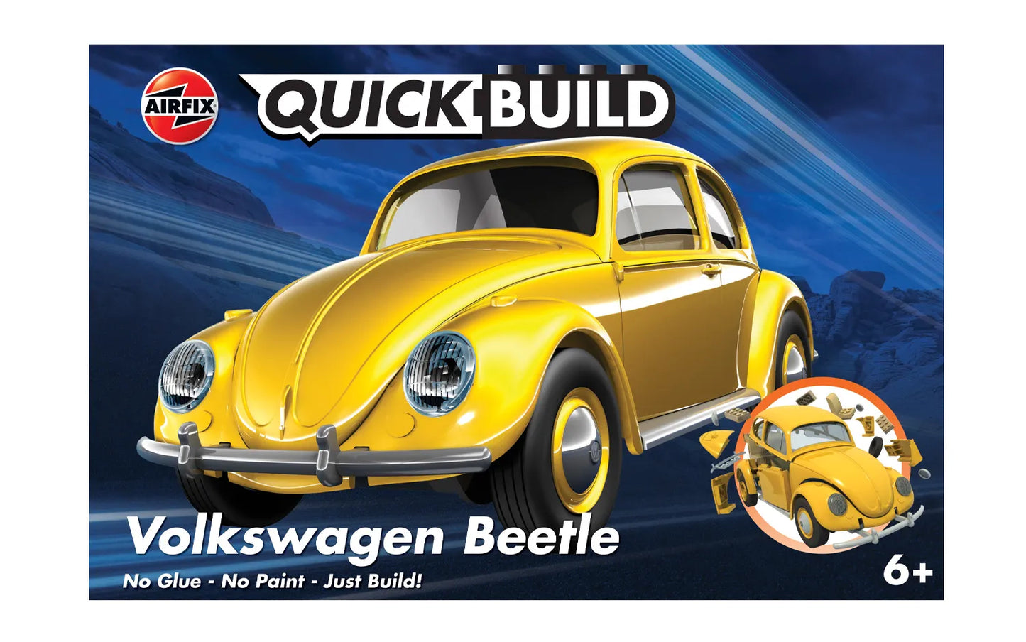 Airfix Quick Build VW Beetle Yellow