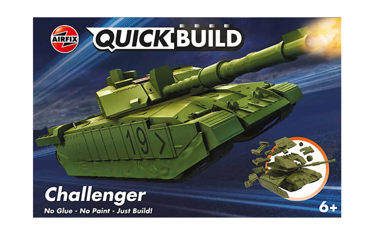 QUICKBUILD Challenger Tank Green