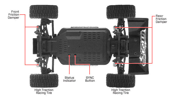 Carisma GT24TR 1/24 4WD Micro Truggy RTR