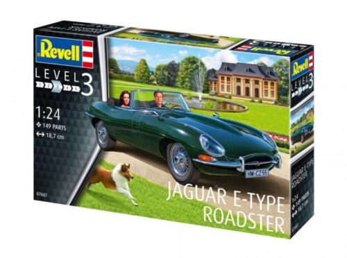 Revell Jaguar E-Type Roadster 1:24